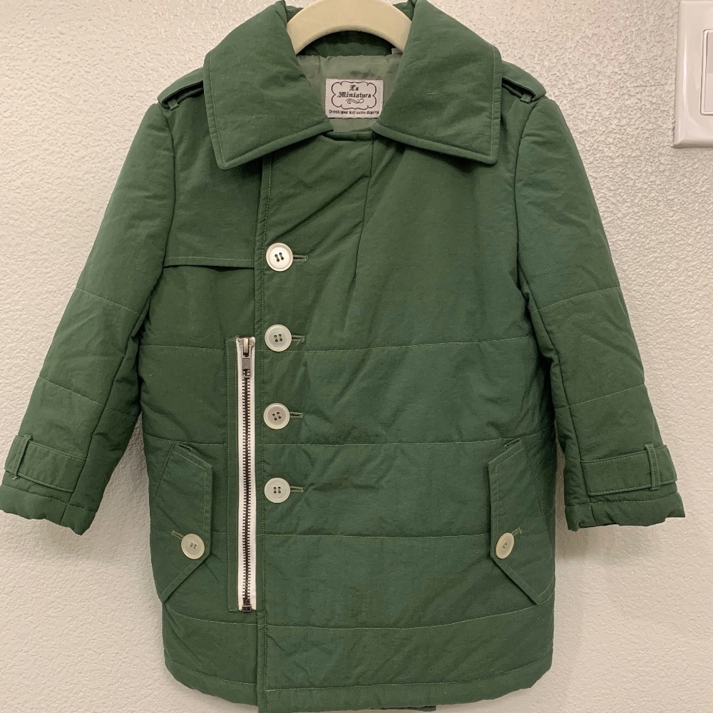 La Miniature Child Trench Style Coat Size 2